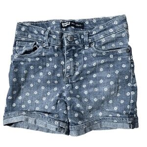 Levi's midi Short Floral Jean Shorts Size 6